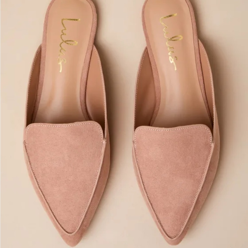 Joelle Camel Suede Loafer Slides